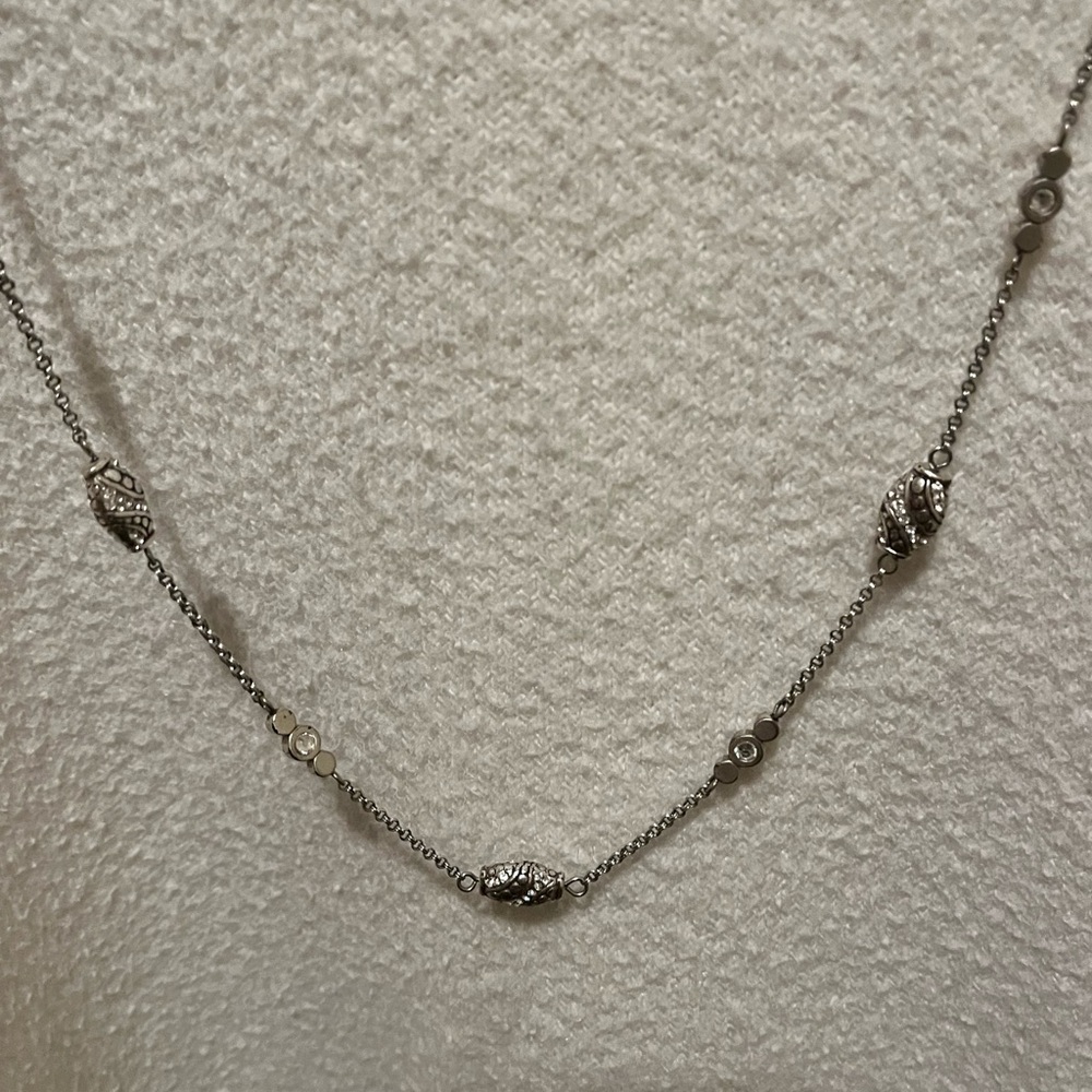 Brighton Silver Beaded Necklace - Picture 2 of 5